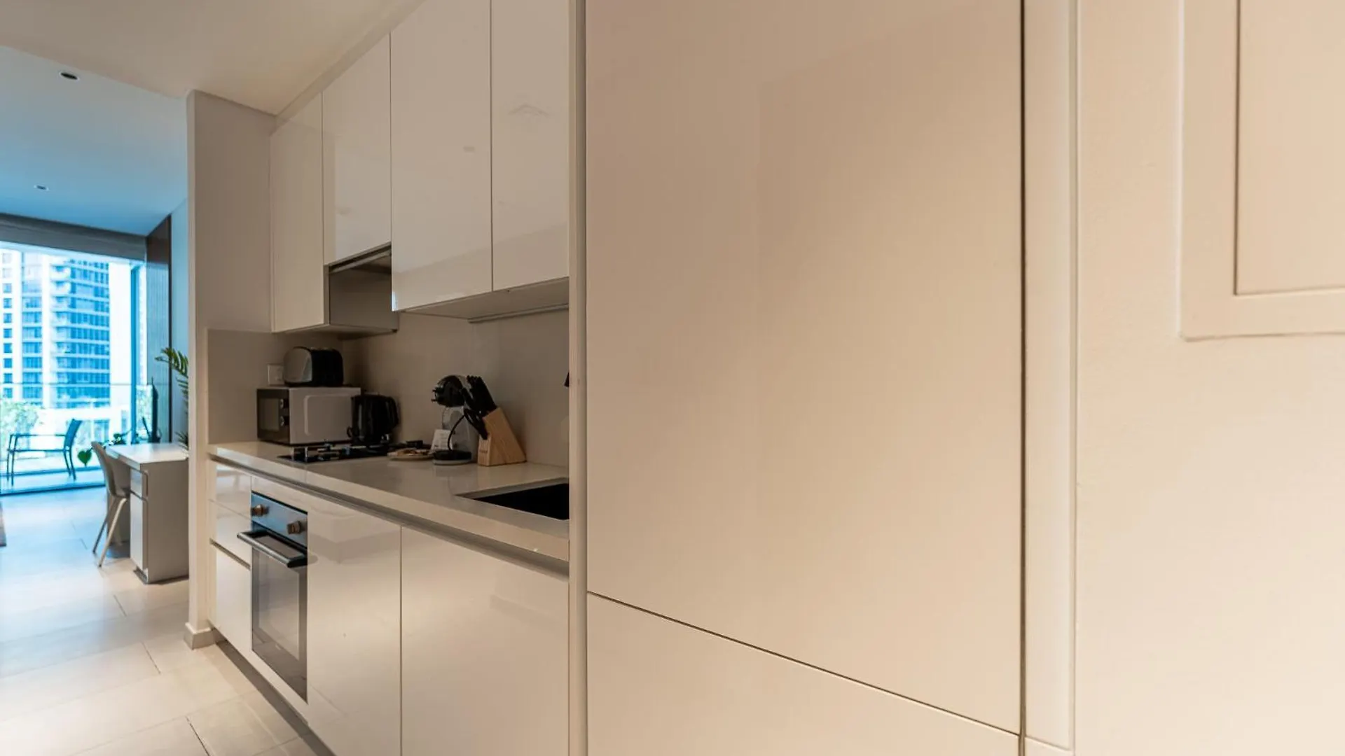 Havn - New Studio Businessbay, Burj Khalifa View Dubai Apartment