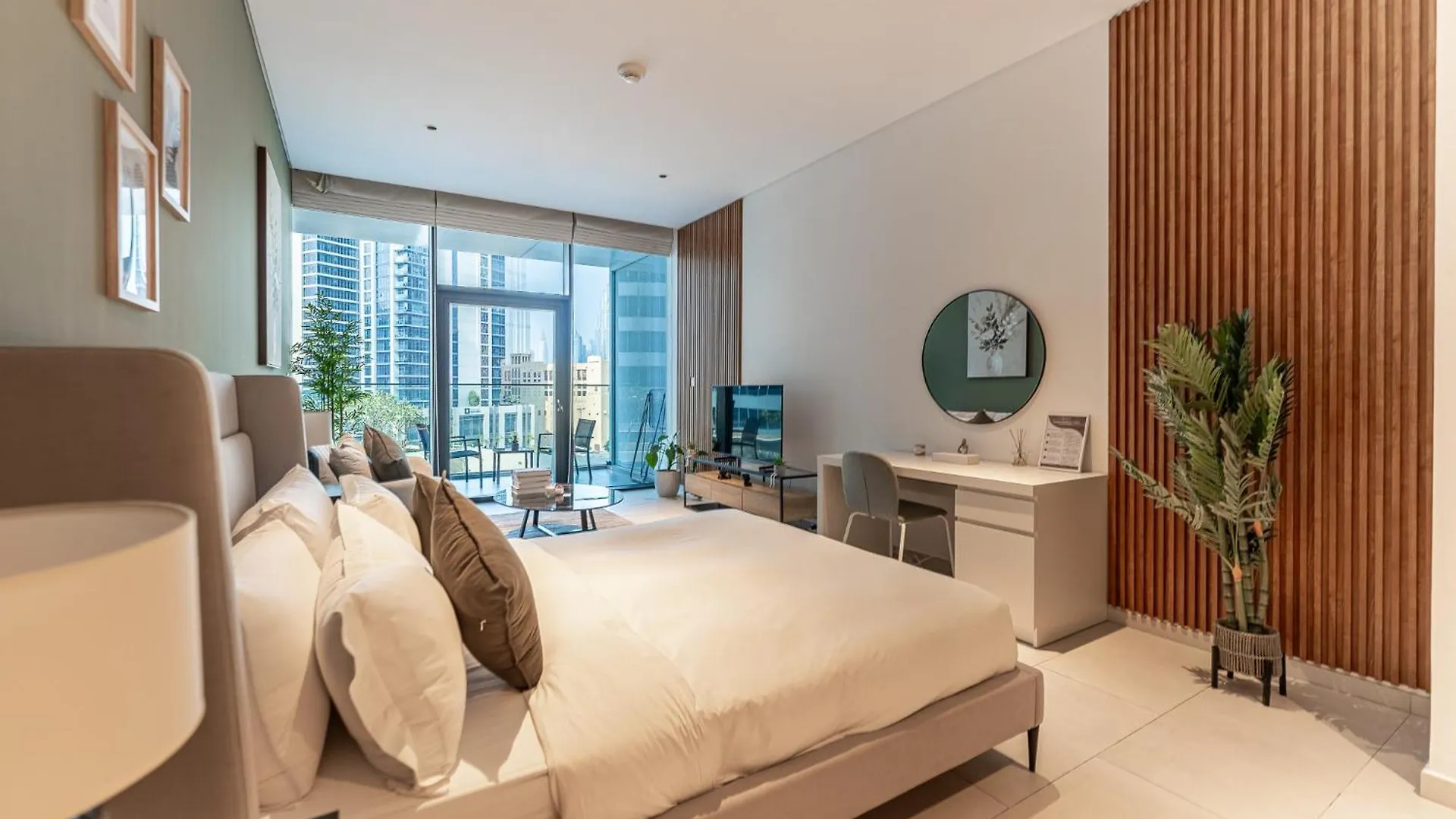 Havn - New Studio Businessbay, Burj Khalifa View Dubai